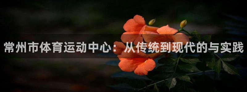 xc体育app官方网站：常州市体育运动中心：从传统到现代的与实践